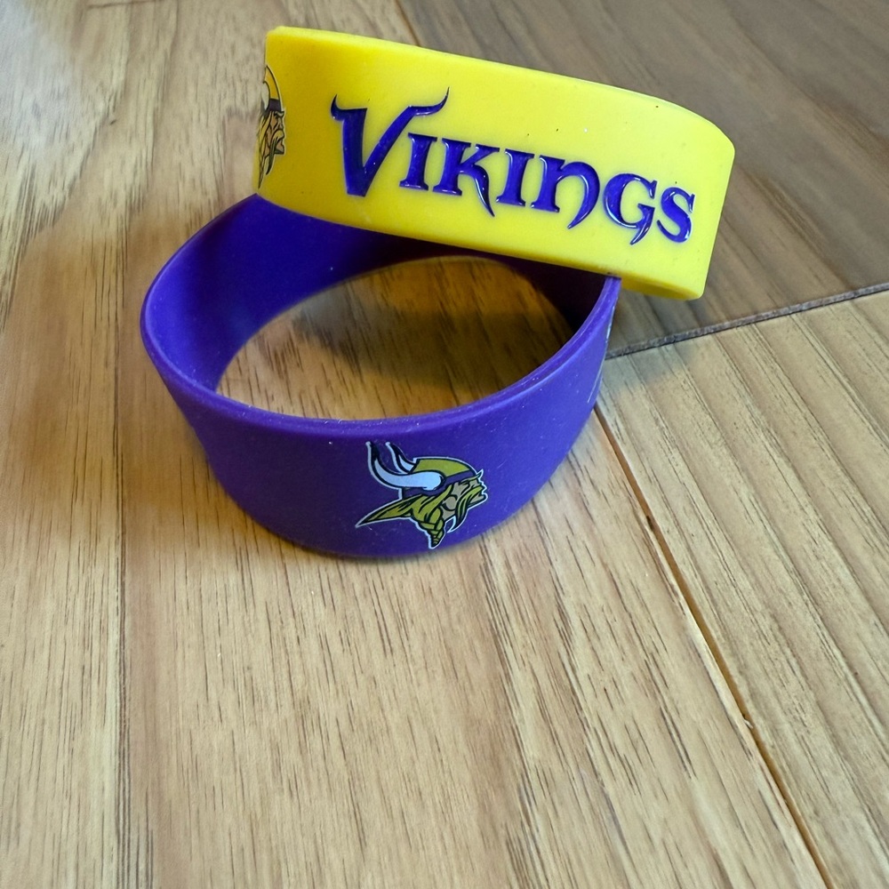 Kids Silicone Wristbands - Yellow and Purple